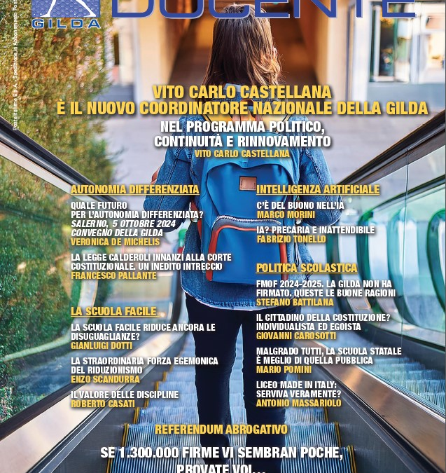 Il nuovo numero di Professione Docente di novembre 2024