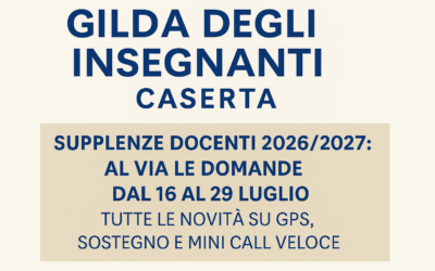 Supplenze docenti 2026/2027: al via le domande dal 16 al 29 luglio. Tutte le novità su GPS, sostegno e mini call veloce