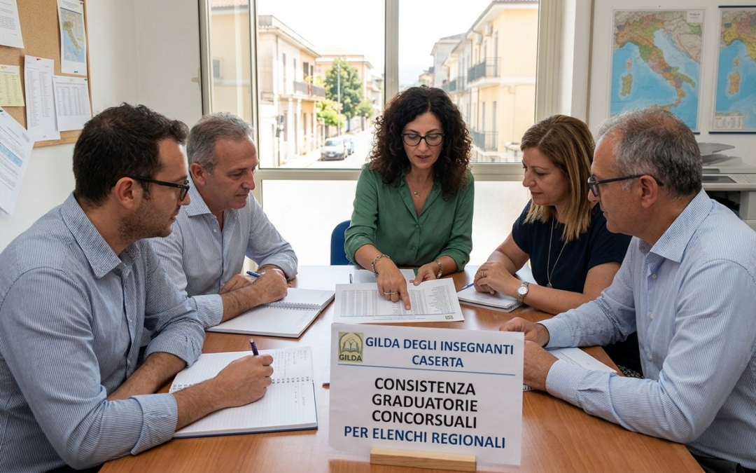 ELENCHI REGIONALI: CONSISTENZA GRADUATORIE TUTTI I CONCORSI PER REGIONE